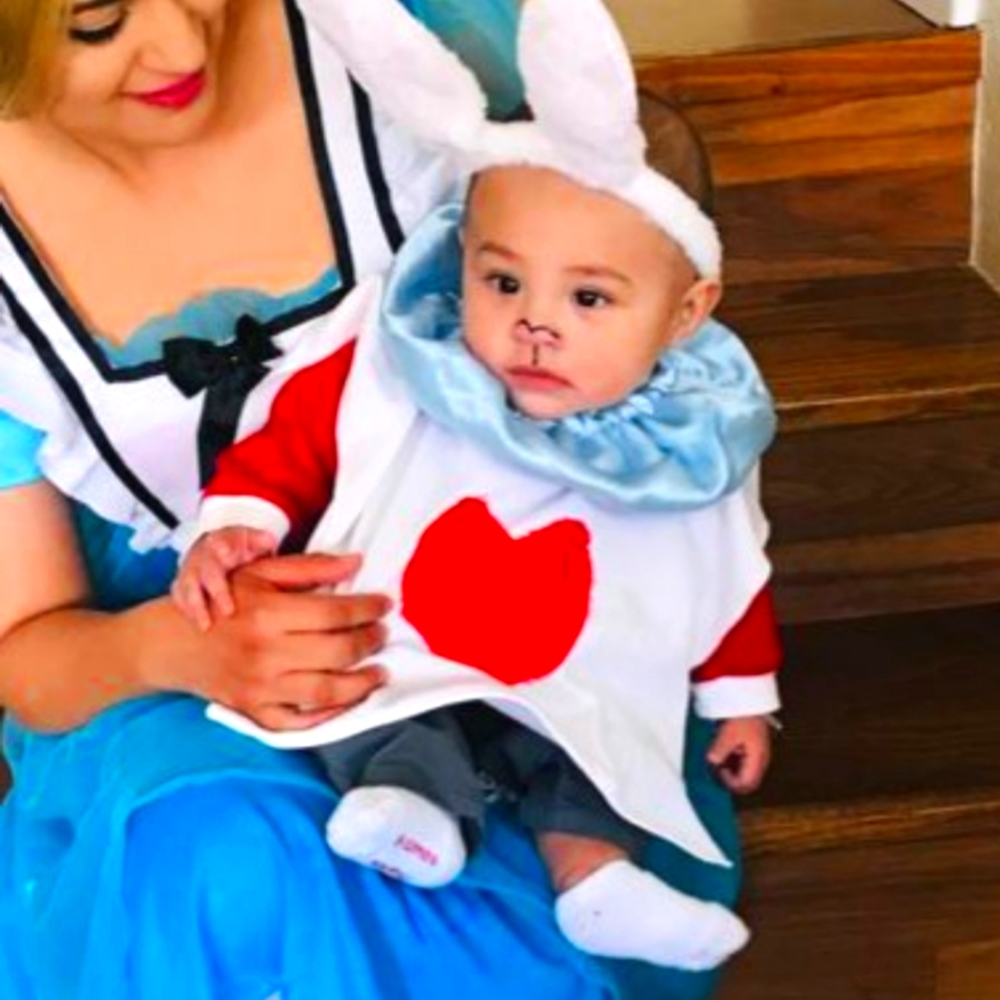 Baby white rabbit costume